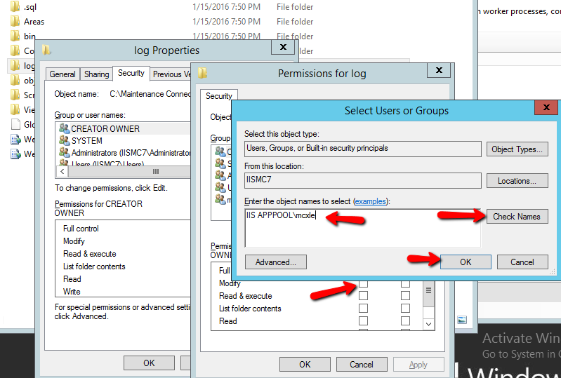 Allow Permissions Step